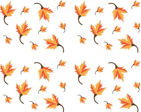 Maple leaf vector illustration design templateのイラスト素材