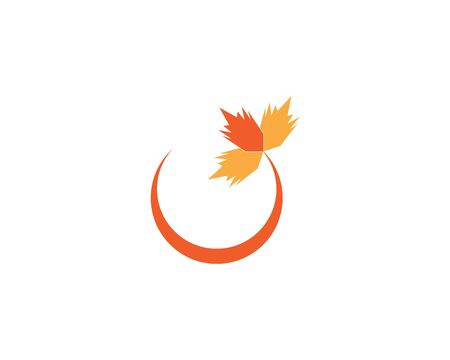Maple leaf vector illustration design templateのイラスト素材