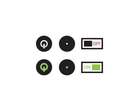 Button icon and symbol template