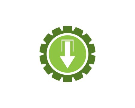 Button icon and symbol templateのイラスト素材