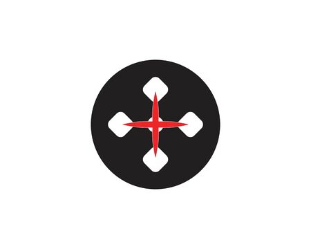 Button icon and symbol templateのイラスト素材