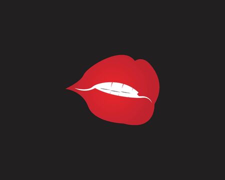 
Sexy lips of the background logoのイラスト素材