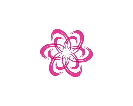 Vortex circle logo vector templateのイラスト素材