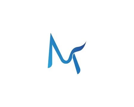 M letter icon and symbol vector templateのイラスト素材