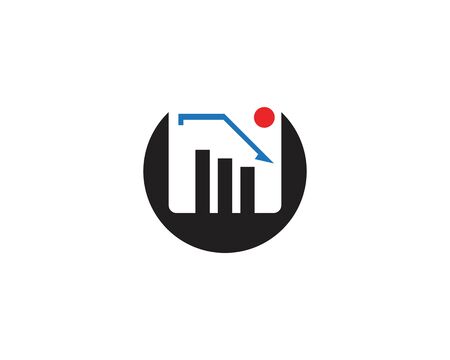 Business finance graph logo vector image
のイラスト素材