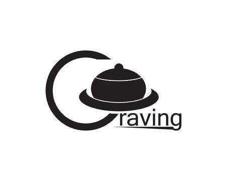 Craving food icon and symbol vector templateのイラスト素材