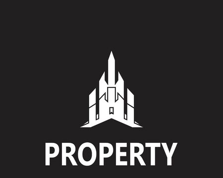 Real Estate , Property and Construction Logo designのイラスト素材