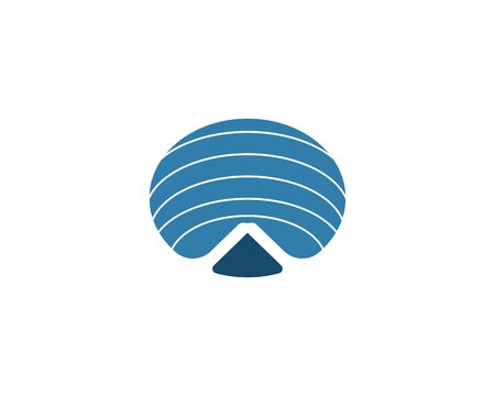 Shell icon and symbol vector template のイラスト素材