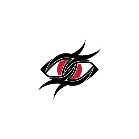 Black tribal tattoo icon and symbol templateのイラスト素材