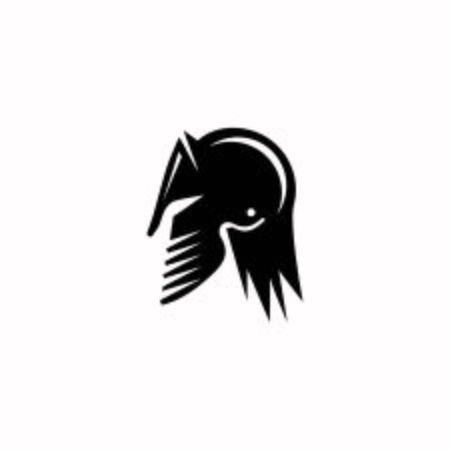 Spartan helmet logo template vector icon designのイラスト素材