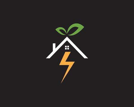 Solar logo energy icon vector designのイラスト素材