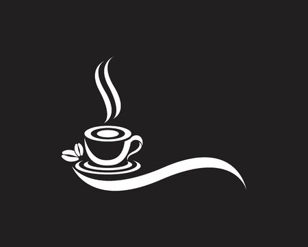 Coffee cup Logo Template vector icon designのイラスト素材