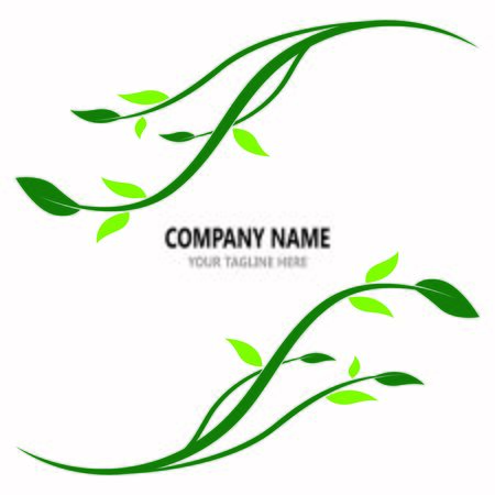 Nature leaf icon and symbol vector illustrationのイラスト素材