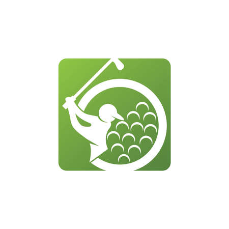 Golf icon and symbol vector illustrationのイラスト素材