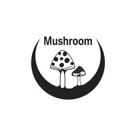 Mushroom icon and symbol vector illustrationのイラスト素材