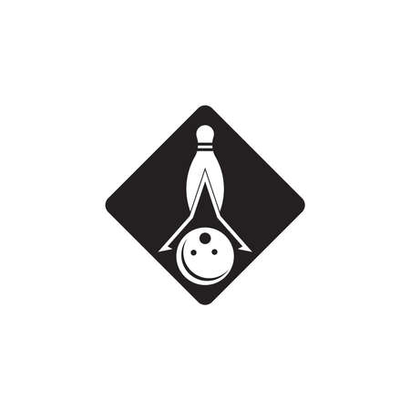 Bowling logo stock vector sport template illustrationのイラスト素材