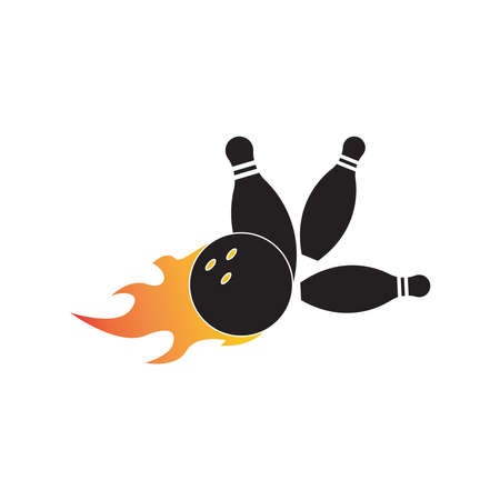 Bowling logo stock vector sport template illustrationのイラスト素材