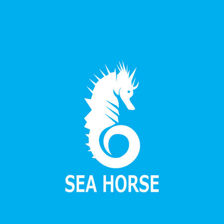 Sea horse icon and symbol vector illustrationのイラスト素材