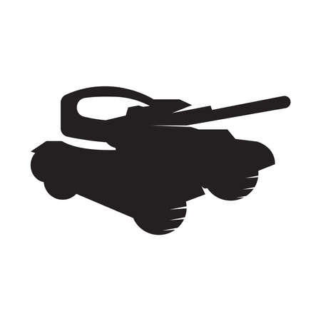 Military tank logo vector templateのイラスト素材