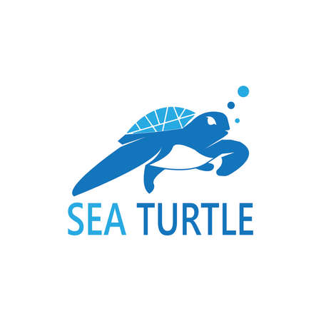 Turtle animal cartoon icon vector illustrationのイラスト素材