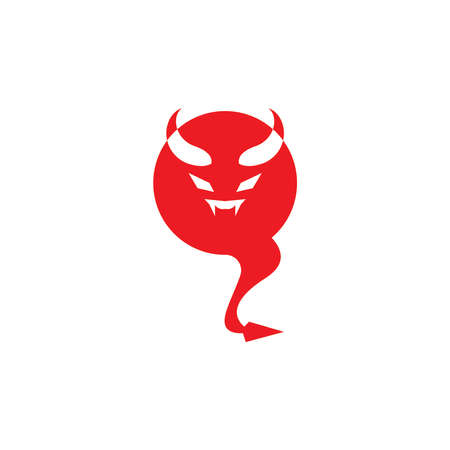 Devil horn Vector icon design illustration logo Template