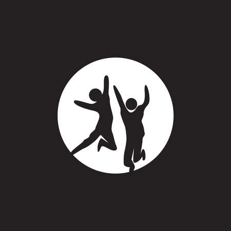 kids concept vector illustration icon designのイラスト素材