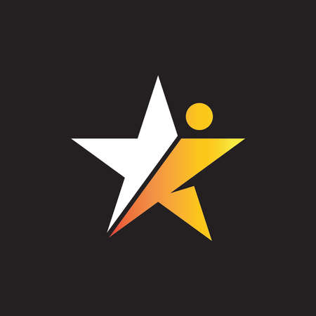 Star icon template vector illustration designのイラスト素材