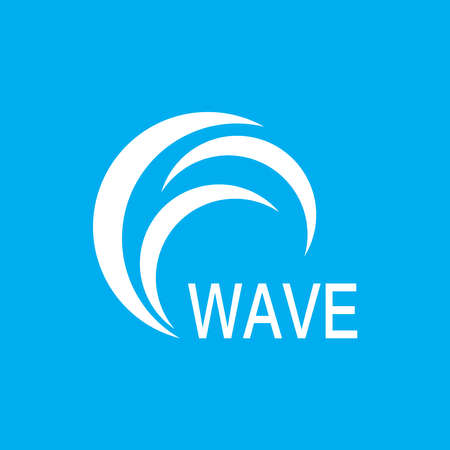 Water wave icon vector illustration design logoのイラスト素材