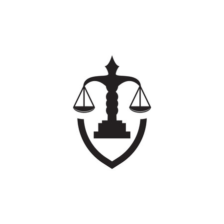 Symbol of law and justice. Concept law and justice. stock illustrationのイラスト素材
