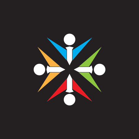 Business people icon logo vector illustrationのイラスト素材