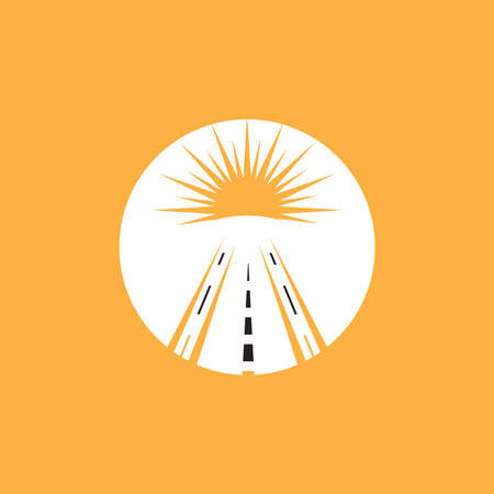 Black way logo vector templateのイラスト素材