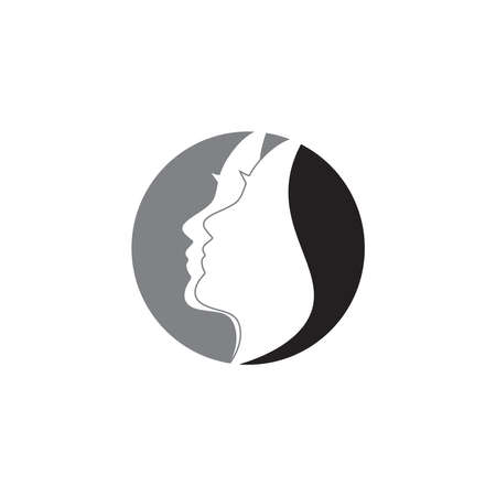 Face masks woman image vector illustrationのイラスト素材