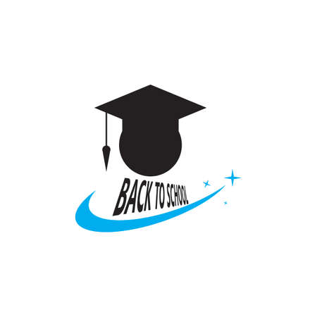 Back to school icon and symbol vector illustrationのイラスト素材
