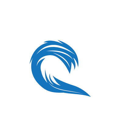 Water wave icon vector illustration designのイラスト素材