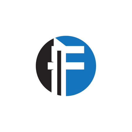 F Letter vector icon illustration designのイラスト素材