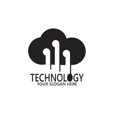 Business technology logo design vector templateのイラスト素材
