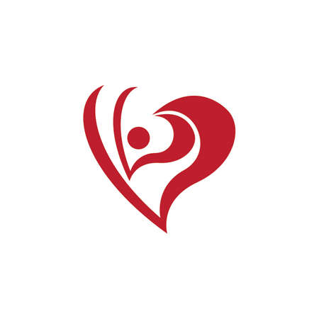 Beauty Love Vector icon illustration design Templateのイラスト素材