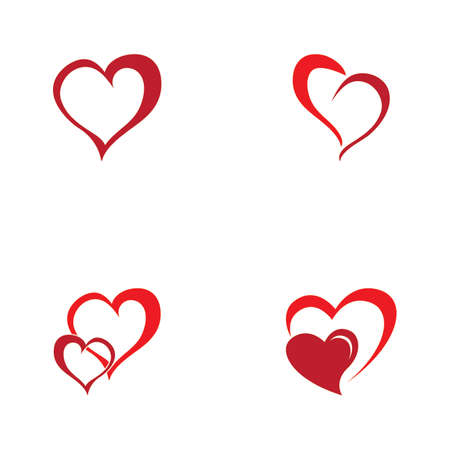 Beauty Love Vector icon illustration design Templateのイラスト素材