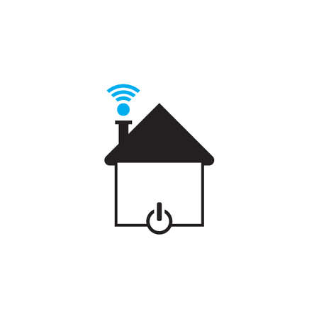 Eco smart home technology vector template illustrationのイラスト素材