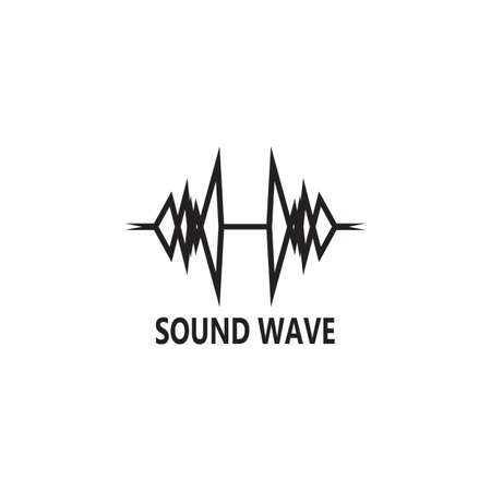 Sound waves vector illustration design templateのイラスト素材