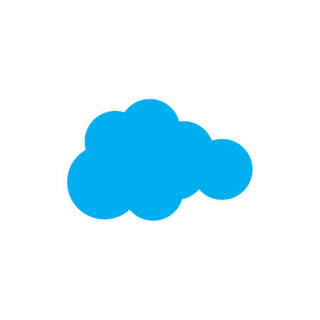 Cloud template vector icon illustration designのイラスト素材