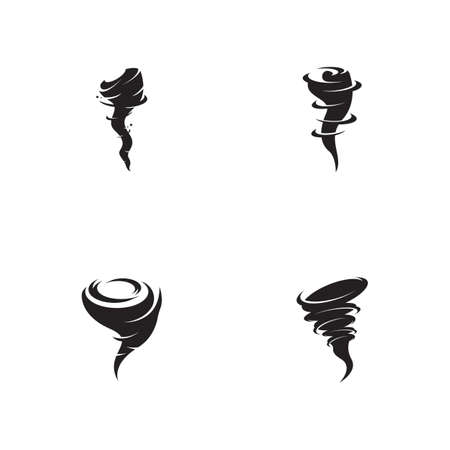 Tornado logo symbol vector illustration designのイラスト素材