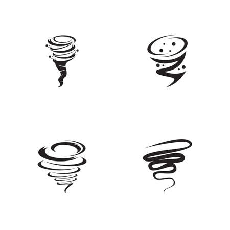 Tornado logo symbol vector illustration designのイラスト素材