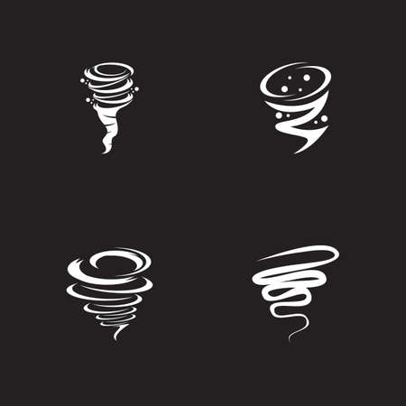 Tornado logo symbol vector illustration designのイラスト素材