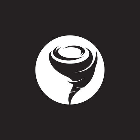 Tornado logo symbol vector illustration designのイラスト素材