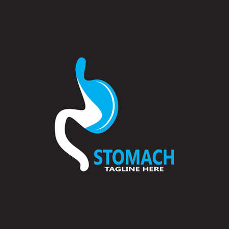 Stomach icon and symbol vector illustrationのイラスト素材
