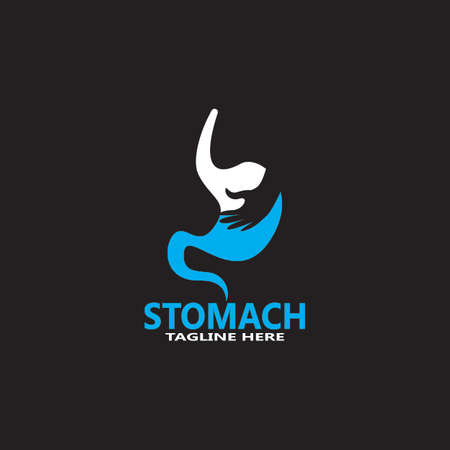 Stomach icon and symbol vector illustrationのイラスト素材