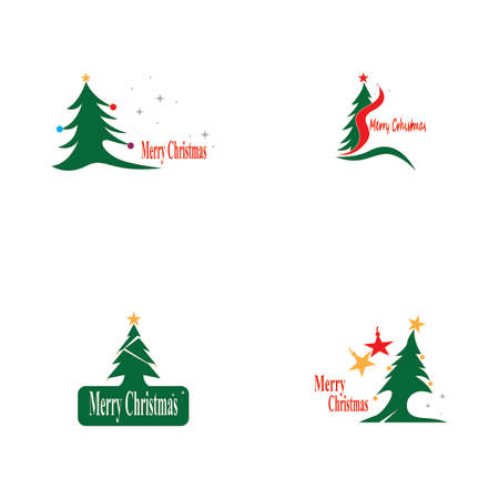 Merry christmas   vector templateのイラスト素材