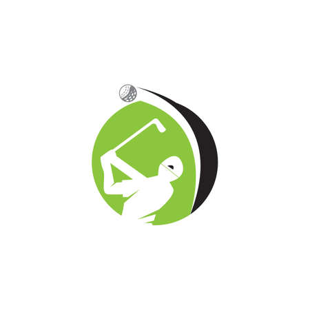 Golf icon and symbol vector templateのイラスト素材
