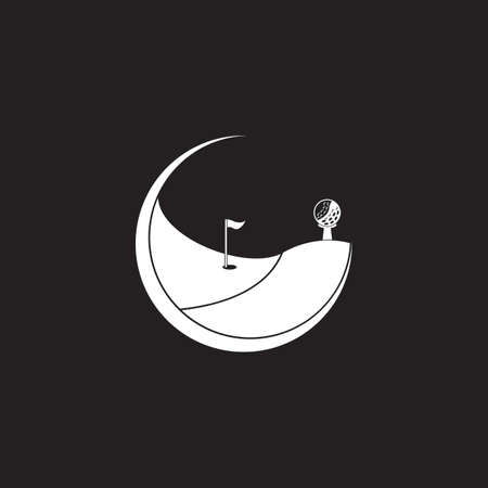 Golf icon and symbol vector templateのイラスト素材